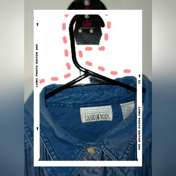 Size 16 denim style button down - Picture 2 of 6